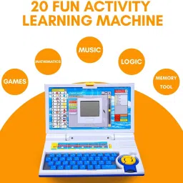 star impex Educational Toy Learning Laptop Computer Toy with LED Screen Display image 3