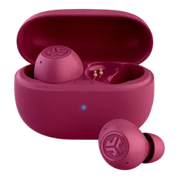 JLAB Go Pop ANC TWS Earbuds with Active Noise Cancellation (IP55 Sweat and Splashproof, Google Fast Pair, Fuchsia)-1