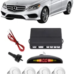 GS383 Silver Car Reverse Parking Sensor with LED Display 4 Sensor G383 Parking Sensor-24
