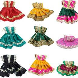 Combo of 9 Stylish Laddu Gopal, Kanha Ji, Bal Gopal, Thakur ji, Size ( 0 to 2 ) Dress-image-114