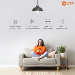 orient electric 12 W Basic Round B22 LED Bulb image 3