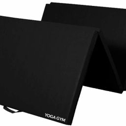 Gym/ Gymnastics/ Traveling/Tumbling High Destiny Foam Foldable Black 22 mm Yoga Mat-image-49