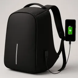 Medium 25 L Laptop Backpack Casual Anti Theft Waterproof with USB Charging Point for 15.6 in laptop Backpack-image-43