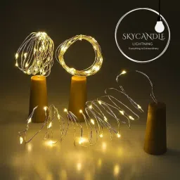 skycandle 20 LEDs 2 m White Steady String Rice Lights image 4