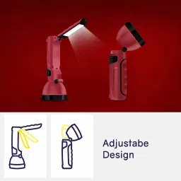 wipro Prism Rechargable LED Torch And Lantern 7 hrs Torch Emergency Light image 3