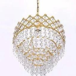Golden Color Crystal Jhumar Hanging Light Flush Mount Ceiling Lamp Ceiling Light Ceiling Lamp-17