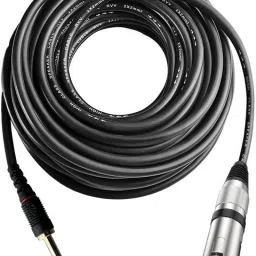 XLR to 1/4" Cables, 6.35mm TS to XLR Male Signal Interconnect for Microphone Straight TS Patch Cable-image-67