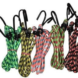 Steel Hook Elastic Bungee Cord/Bungee Rope Luggage Strap for Bikes Multicolor-19