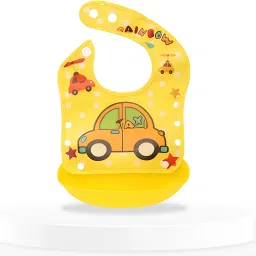 Baby Feeding Bib Silicone Tableware Waterproof, Washable Lightweight For Baby-image-34