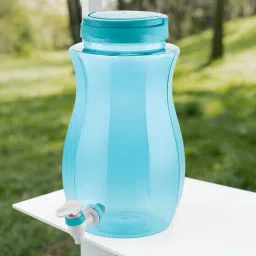Matka Plastic Water Dispenser 5 litres With Handle (Green) Bottled Water Dispenser-image-7