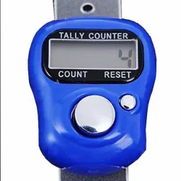 Adjustable Finger Ring 5 Digit Electronic Digital Hand Tally Counter with Luminous LED Light Useful for Various Counting Purposes - (Random Color) Digital Tally Counter-23