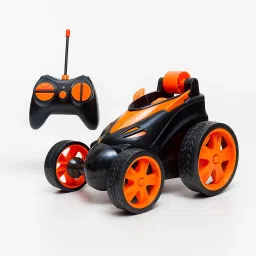 High-Speed Remote Control Stunt Car for Kids – Rechargeable, Orange Black-26