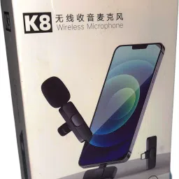 K8 Wireless Mic for both IOS and Andriod | Plug and Play No Application Required Collar Mic-27