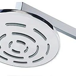fastgear Bathroom Shower,Chrome Finish With 9Inch Square Shower Arm & 4inch Round Heavy Duty Shower Head Stainless Steel Chrome Finish Rain Flow Shower Water Saving-5