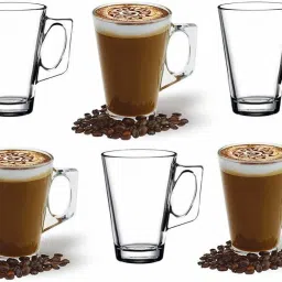 Pack of 6 Glass set of 6 Tea Cup Set 130 ml-2