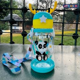 Deer Horn Kids School Sipper Water Bottle with Strap for girls and boys 600 ml Water Bottle-image-83
