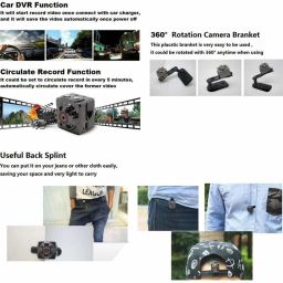 SIOVS SECURITY CAMERA Small Size Non WiFi Full HD 1080p Nanny Cam Mini Body Camera Sports and Action Camera-2
