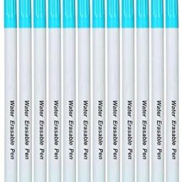 Water Erasable Pen Set for Fabric, Leather & Wood Marking (12 Pcs) Sewing Kit-image-9