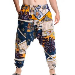 Printed Cotton Men Harem Pants-image-18