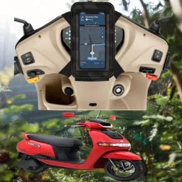 Mobile Holder Pouch Bag for Scooty Activa Jupiter Ola All Scooter 8 Inch-125 Bike Mobile Holder-image-63
