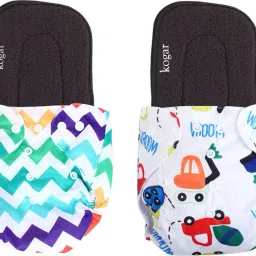 Print Reusable Cloth Diapers + Insert Pad Washable 100% AbsoMomease-image-20