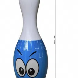 kipa india Bowling Set for Kids Big Size Plastic Set of 6 Pins and 1 Ball Soft Tip Dart image 2