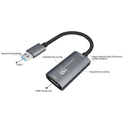 Atdaraz 4K HDMI Video Game Capture Card, HDMI to USB 3.0 1080P Game Capture Card, Audio Video Capture Recorder Device for Gaming Teaching Conference Broadcasting (Z29) image 2