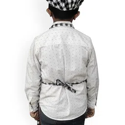 SWITCHON Black & White Checked Waterproof Cotton Apron image 4