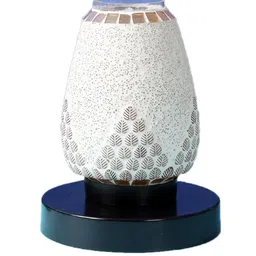 Devansh Multicoloured Mosaic Glass Table Lamp with Iron Base image 5