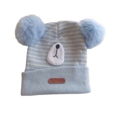 BAESD Kids Printed Woollen Beanie-image-36