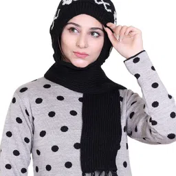 Gajraj Unisex Printed Woollen Beanie-0