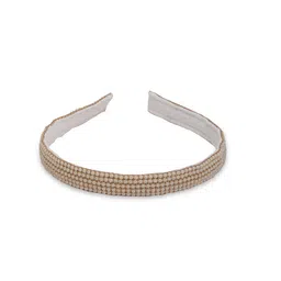 DEEBACO Women Beige Lace Hairband-image-57