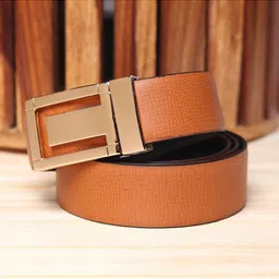 Kastner Men Tan Solid Reversible Belt-image-84