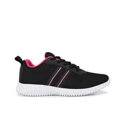 OFF LIMITS Women Black Mesh Running Non-Marking Shoes image 3