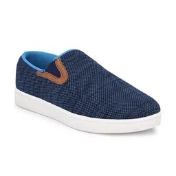 OFF LIMITS Men Blue Mesh Walking Non-Marking Shoes-image-5