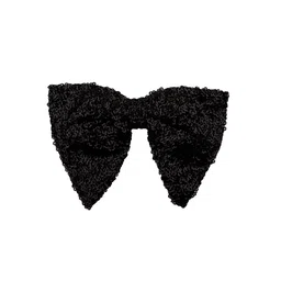 The Tie Hub Men Black Woven Design Bow Tie-picture-14