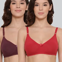 LYRA Pack Of 2 Combed Cotton Seamless Moulded Encircled Bra-28