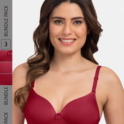 Tweens Pack Of 3 Bra Half Coverage Heavily Padded image 1