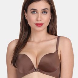 Amour Secret Brown Bra Lightly Padded-picture-40