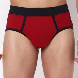UnderJeans by Spykar Men Mid-Rise Colourblocked Soft Waistband Basic Briefs-picture-37