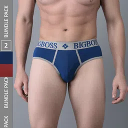 Dollar Bigboss Men Solid Pack of 2 Shuffle Intellisoft Cotton Modal Briefs-picture-54