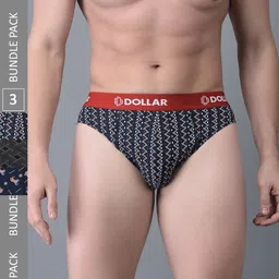 Dollar Bigboss Men Pack of 3 Combed Cotton Brief MBBR-15-MDRNBRF-P-image-74