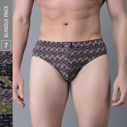 Dollar Bigboss Men Pack Of 7 Assorted Anti-Odour Cotton Hipster Briefs MBBR-09-CZYBRF-PO7-picture-57