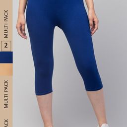 Apraa & Parma Women Pack of 2 Skinny Fit Capris-picture-20