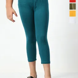 BAESD Girls Pack Of 5 Mid-Rise Capris-picture-37