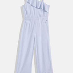 Tommy Hilfiger Girls Striped Basic Jumpsuit with Ruffles-image-35