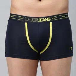 UnderJeans by Spykar Men Navy Solid Trunks 8907966425309 image 1