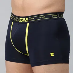 UnderJeans by Spykar Men Navy Solid Trunks 8907966425309 image 2