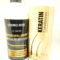 COSMO HUB Set of Soy & Wheat Keratin Shampoo & Conditioner image 2