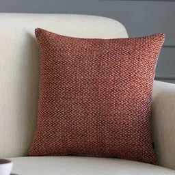 GM Red Set of Single Abstract Square Cushion Cover-2